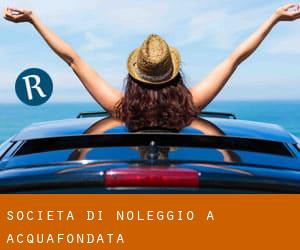 Società di noleggio a Acquafondata